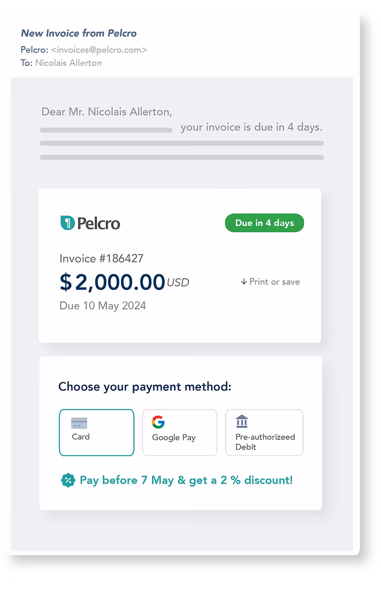 Collect payments and automate dunning