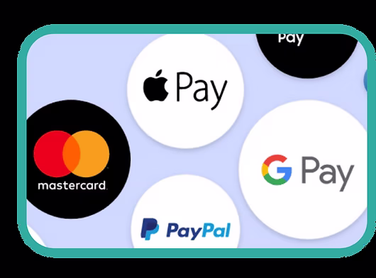 Modern payment types accepted