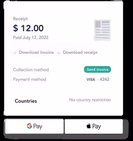 Automated billing dashboard for association memberships and recurring invoices