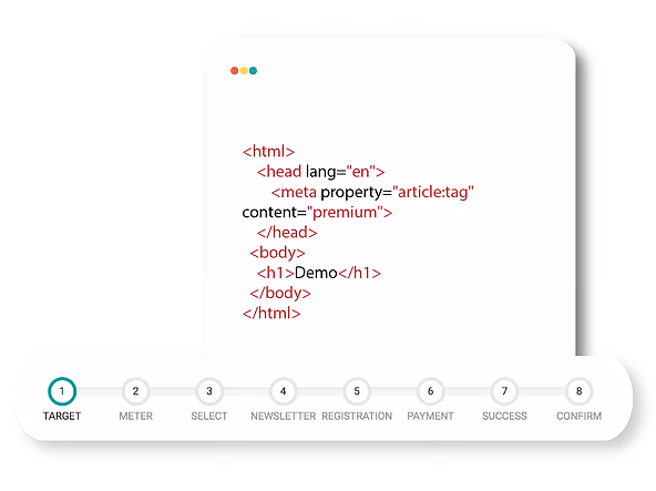 Developer tools for building custom subscription paywalls using server-side integration and API components